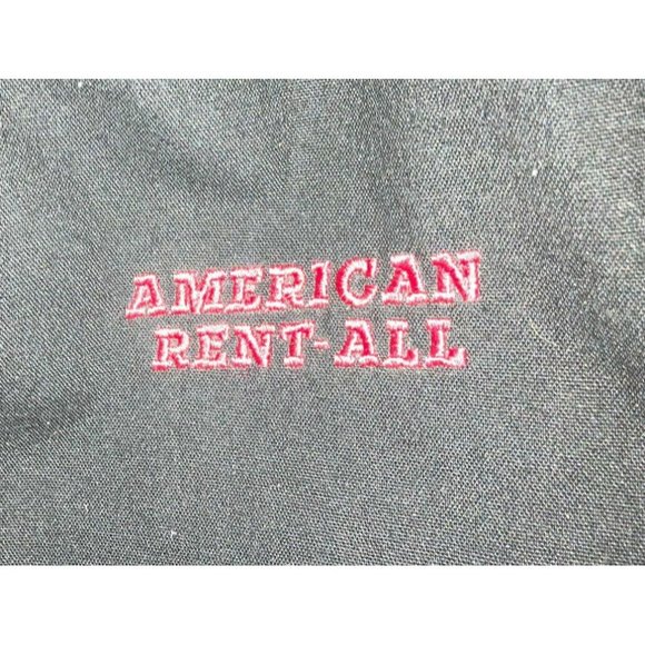 Vtg Bee Wild Mens Jacket 90s Size Large Zip Rent ALL Canvas Cotton Chore Coat - Picture 5 of 5